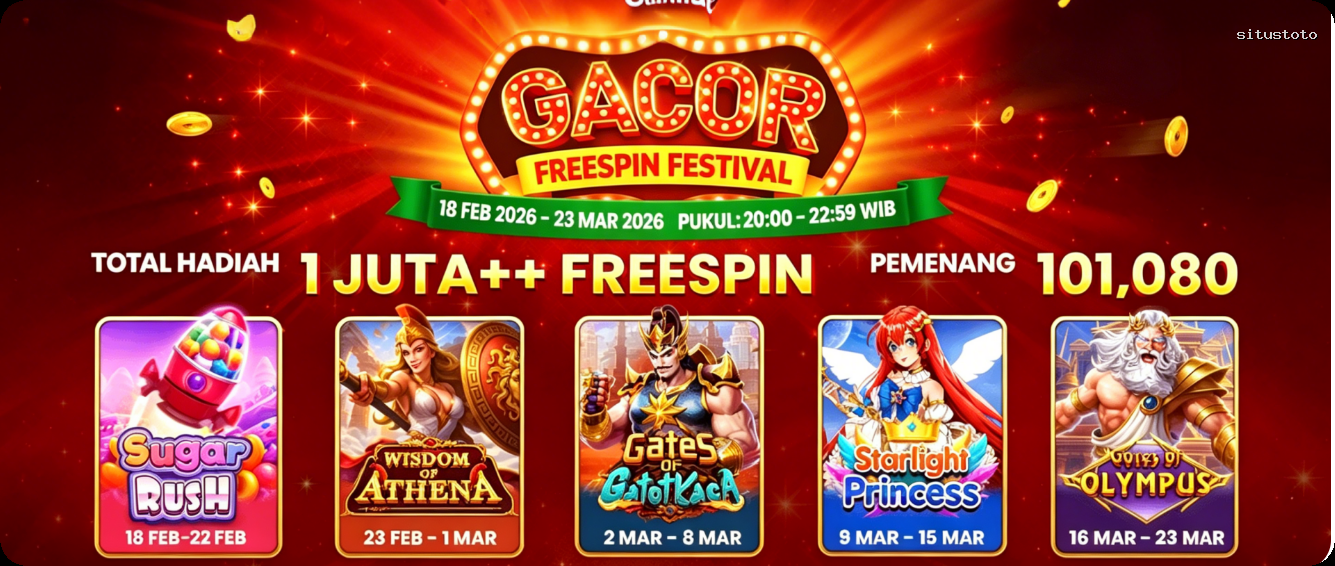 Login situstoto Sekarang Bonus Melimpah